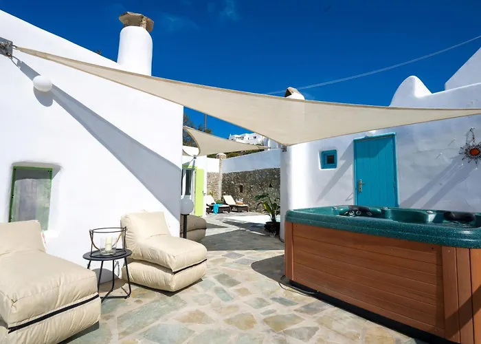 Casa Annaise Mykonos - Cycladic Gem With Heated Pool & Jacuzzi 度假居 Mykonos Town