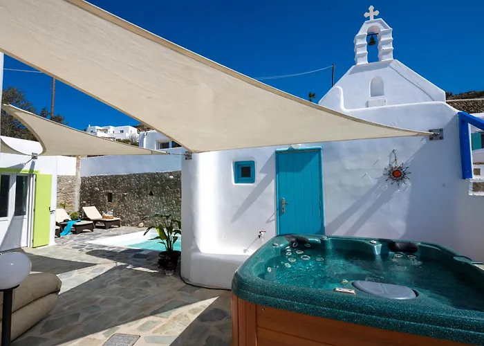 Casa Annaise Mykonos - Cycladic Gem With Heated Pool & Jacuzzi Tatil Evi *